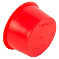 T-1107 Red Tapered Cap / Plug LDPE